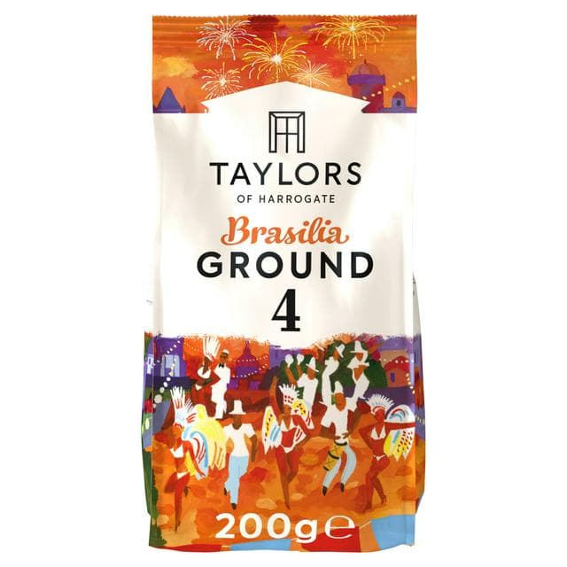 Taylors of Harrogate Brasilia Ground Coffee 200g - gallery image 1