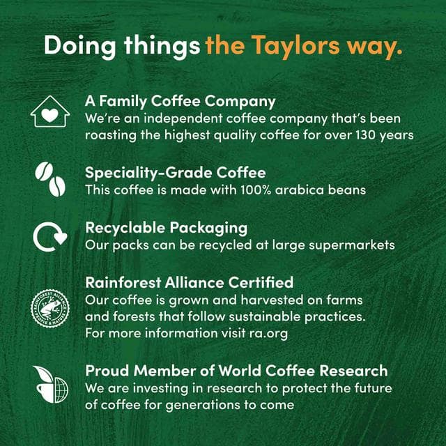 Taylors of Harrogate Decaffé Roast Ground Coffee 200g - gallery image 3