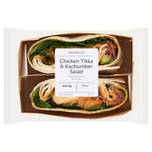 Sainsbury's Chicken Tikka & Kachumber Salad Wrap