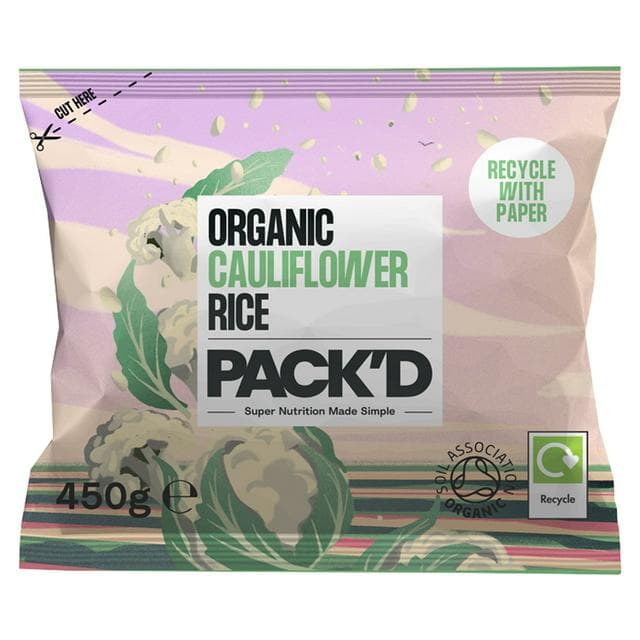 PACK'D Organic Cauliflower Rice 450g - gallery image 1