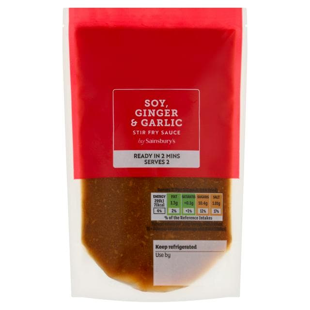 Sainsbury's Soy Ginger & Garlic Stir Fry Sauce, Inspired to Cook 175g - gallery image 1