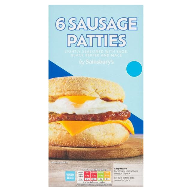 Sainsbury's Sausage Patties 342g - gallery image 1