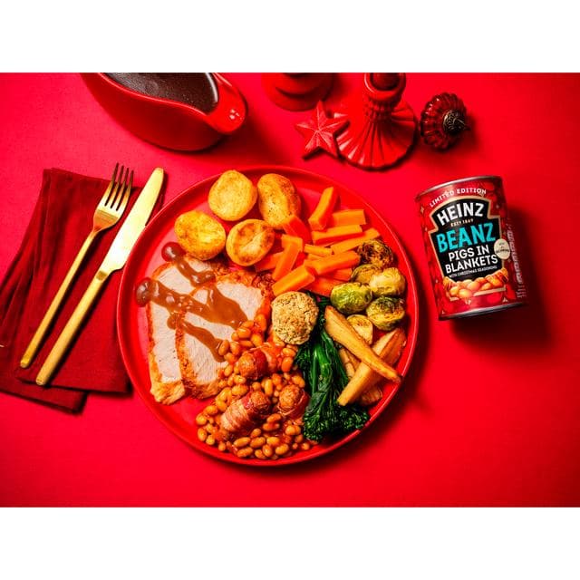 Heinz Baked Beans Pigs in Blankets with Christmas Seasoning, Limited Edition 400g - gallery image 2