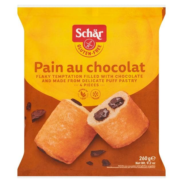Schär Gluten Free Pain Au Chocolat x4 260g - gallery image 1