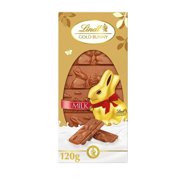 Lindt Original Gold Bunny Chocolate Milk Easter Bar 120g - gallery image 1