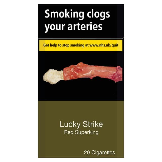 Lucky Strike Red Superking Cigarettes x20 - gallery image 1