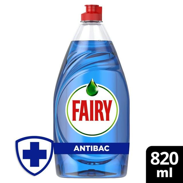 Fairy Platinum Antibacterial Eucalyptus Washing Up Liquid 820ml - gallery image 1