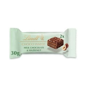 Lindt Choco Wafer Milk Chocolate & Hazelnut Treat Pack 30g