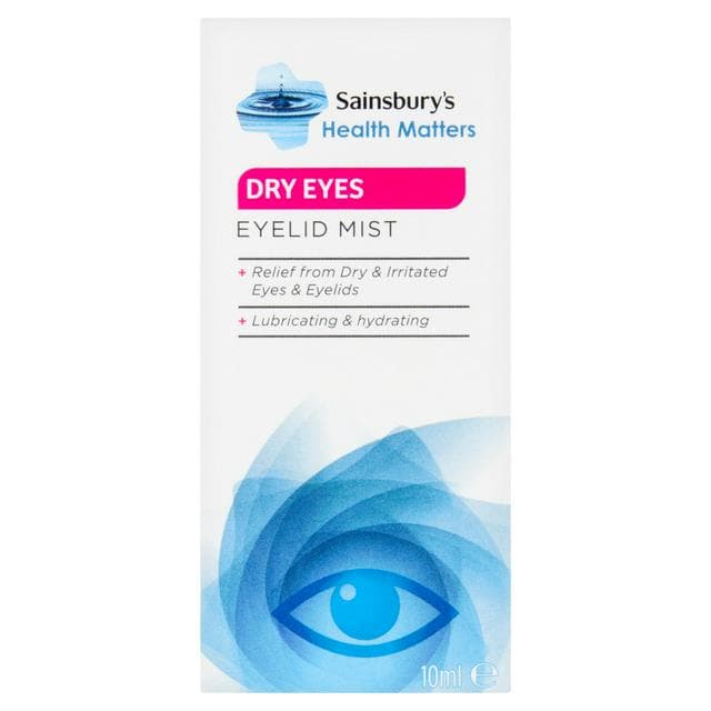 Sainsbury's Health Matters Dry Eyes Eyelid Mist 10ml - gallery image 1