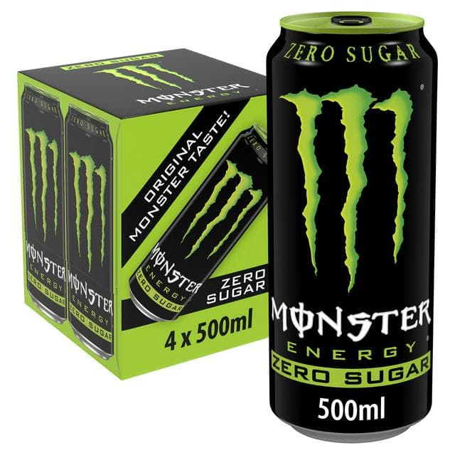 Monster Energy Zero Sugar 4x500ml - gallery image 1