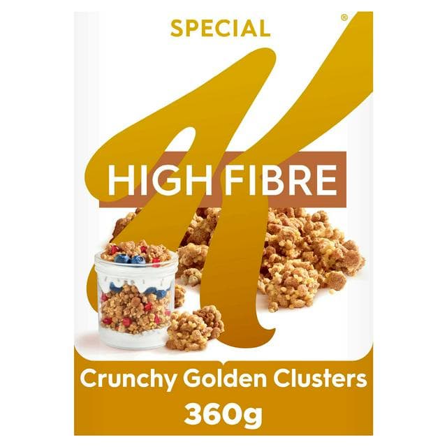 Kellogg's Special K Golden Crunchy Golden Clusters Breakfast Cereal 360g - gallery image 1
