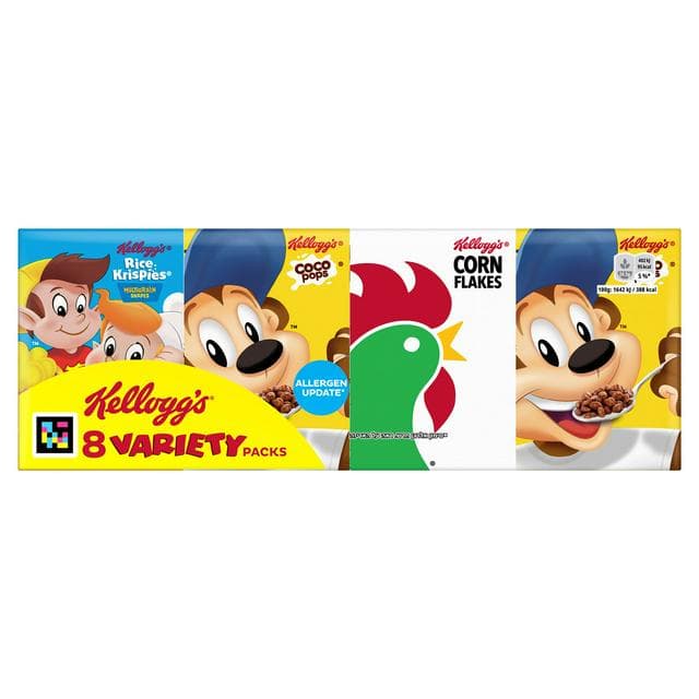 Kellogg's Variety Packs x8 196g - gallery image 1