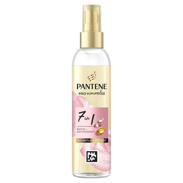 Pantene 7-in-1 Weightless Hair Oil Mist with Biotin 145ml. Pro V Miracles Hairspray - gallery image 1