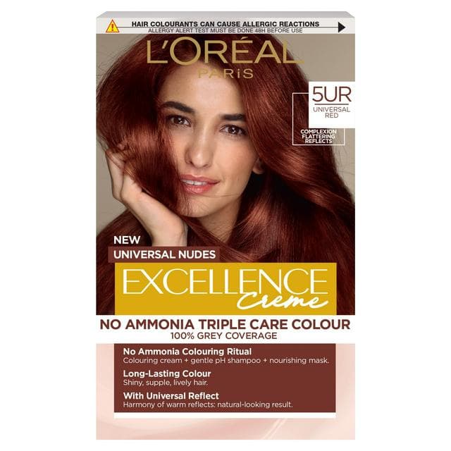 L'Oréal Paris Excellence Universal Nudes Red 8UR Permanent Hair Dye - gallery image 1