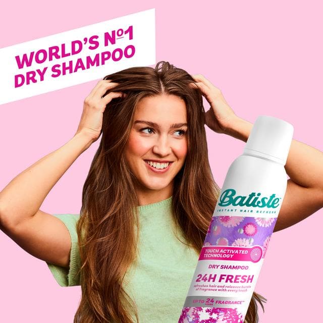 Batiste 24H Fresh Hair Dry Shampoo with Touch Activated Technology 200ml - gallery image 5