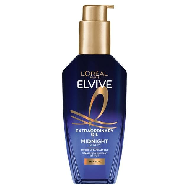 L'Oréal Paris Elvive Extraordinary Oil Midnight Serum for Dry Hair 100ml - gallery image 1