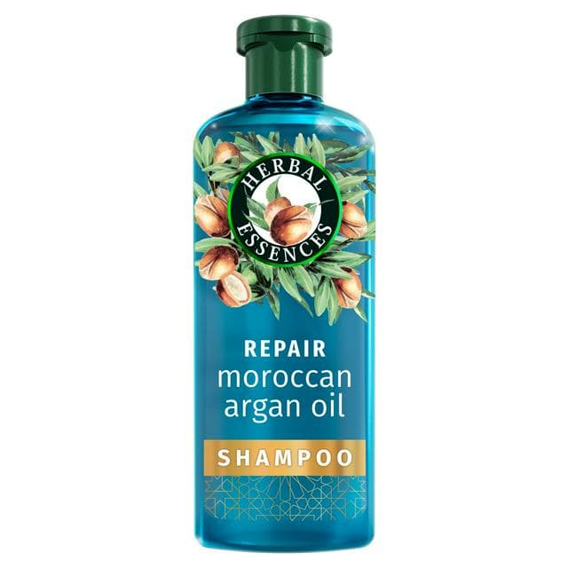 Herbal Essences Argan Oil Repair Shampoo 350ml to Nourish Damaged Hair Silicone Free - gallery image 1