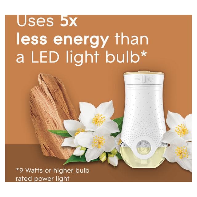 Glade Electric Scented Plug In Twin Refill Sandalwood & Jasmine 2x20ml - gallery image 3