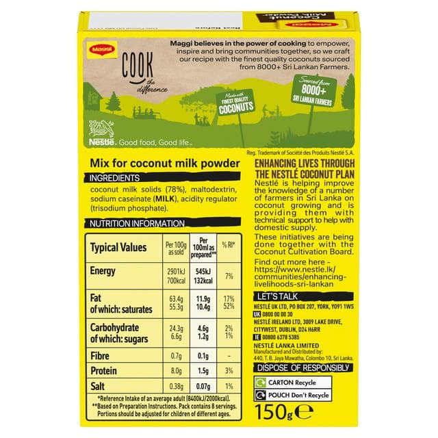 Maggi Coconut Milk Powder Mix 150g - gallery image 2