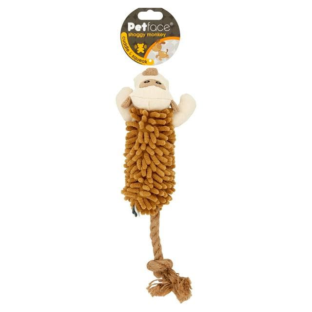 Petface Shaggy Giraffe Plush Dog Toy - gallery image 1