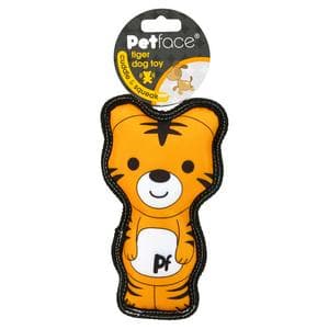 Petface Tiger Plush Dog Toy