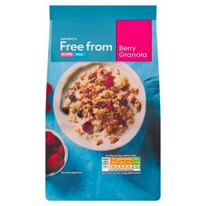 Sainsbury's Free From Berry Granola 350g