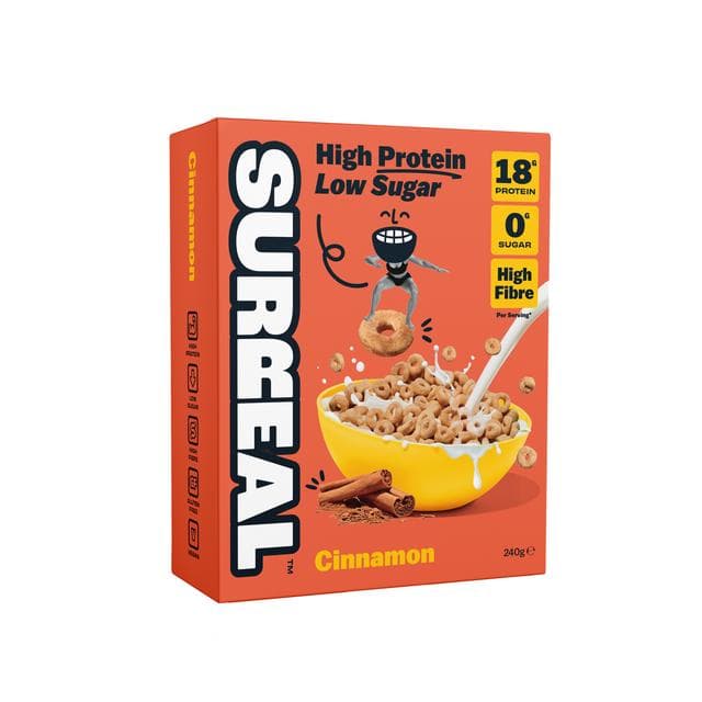 Surreal Cinnamon High Protein Zero Sugar Gluten Free Cereal 240g - gallery image 2