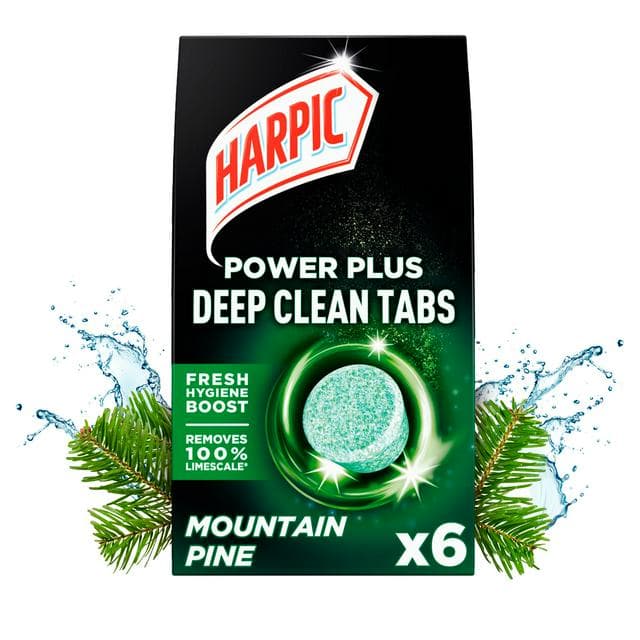 Harpic Power Plus Deep Clean Tabs Toilet Cleaner Mountain Pine - gallery image 1