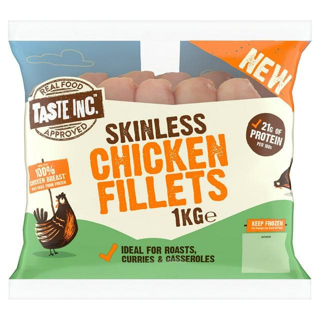 Taste Inc. Skinless Chicken Fillets 1kg - gallery image 1