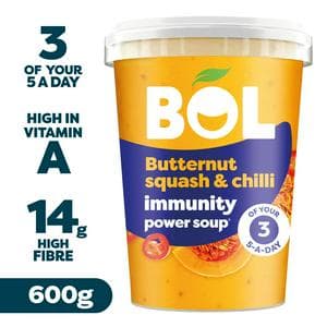 BOL 600g Butternut Squash & Chilli Immunity Power Soup