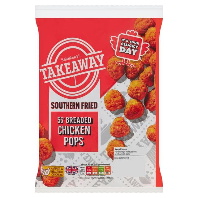 Sainsbury's Southern Fried Breaded Chicken Pops 500g - gallery image 1