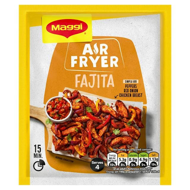 Maggi Air Fryer Fajita Herbs & Spices Recipe Mix for Chicken 27g - gallery image 1