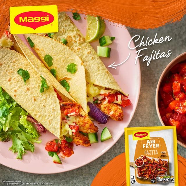 Maggi Air Fryer Fajita Herbs & Spices Recipe Mix for Chicken 27g - gallery image 3