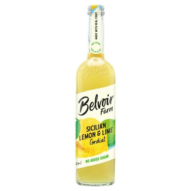 Belvoir Farm No Added Sugar Sicilian Lemon & Lime Cordial 500ml - gallery image 1