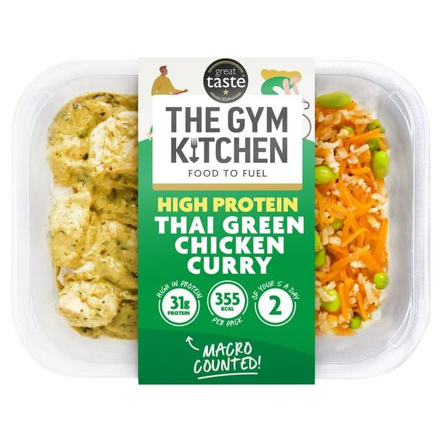 The Gym Kitchen Thai Green Chicken Curry Ready Meal for 1 400g - gallery image 1