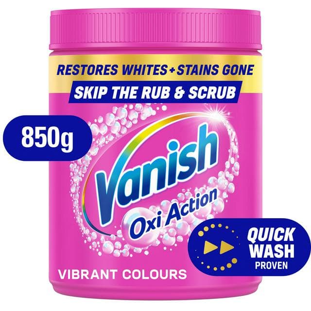 Vanish Oxi Action Laundry Booster Powder 850 g - gallery image 1