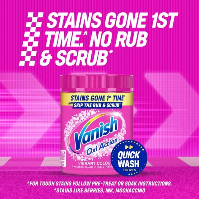 Vanish Oxi Action Laundry Booster Powder 850 g - gallery image 2
