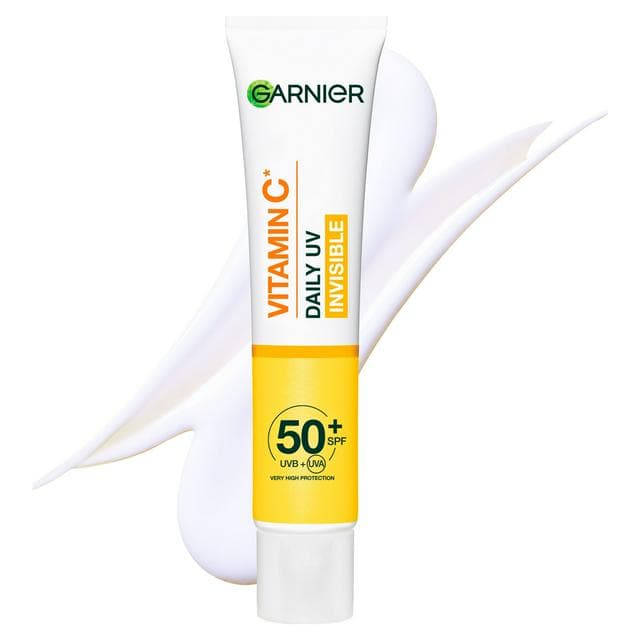 Garnier Vitamin C Skincare Daily UV Invisible Brightening Fluid SPF50 For All Skin Types 40ml - gallery image 1