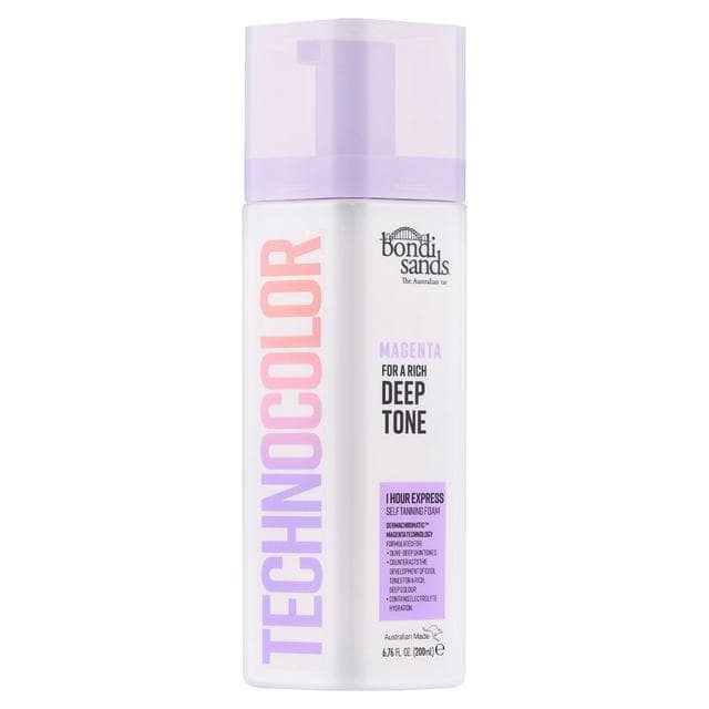 Bondi Sands Technocolor 1 Hour Express Self Tanning Foam Magenta 200ml - gallery image 1