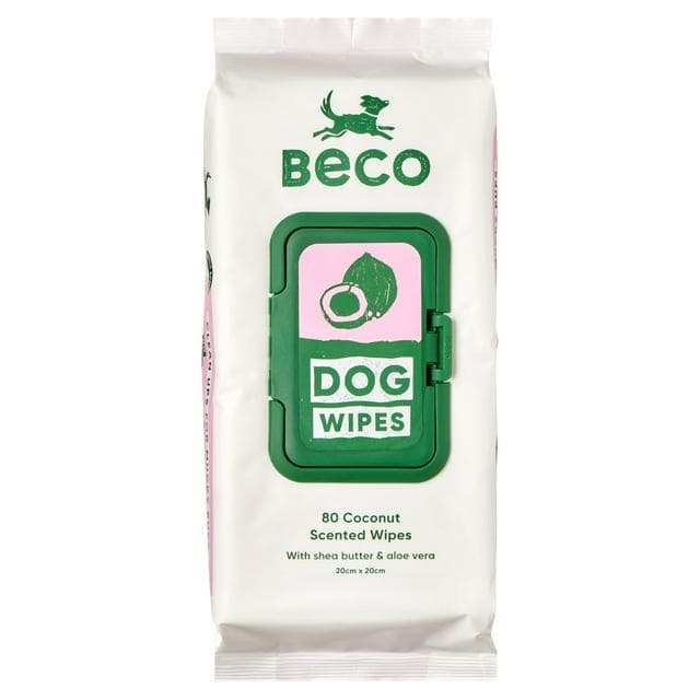 Beco 80 Bamboo Coconut Scented Dog Wipes - gallery image 1
