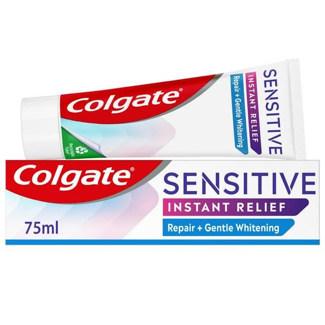 Colgate Sensitive Instant Relief Repair Gentle Whitening Toothpaste 75ml - gallery image 1