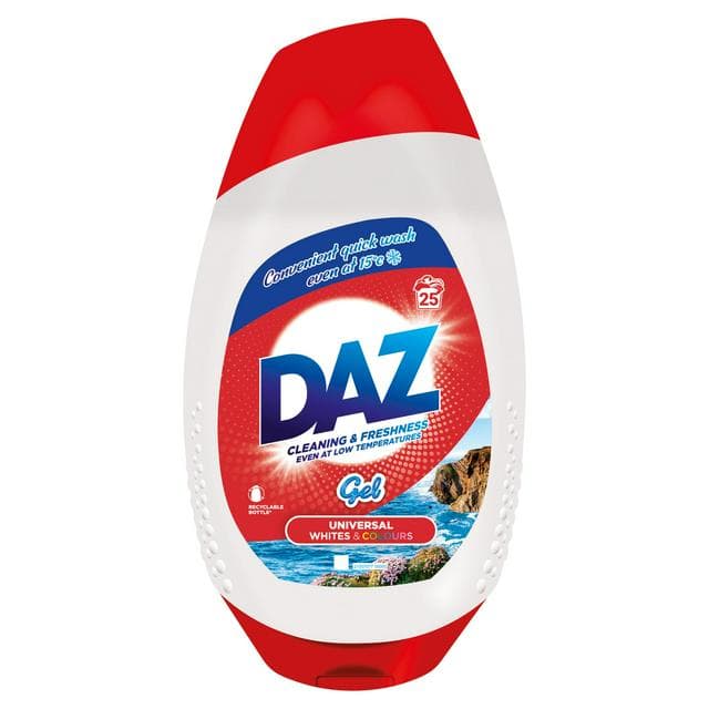 Daz Whites And Colours Liquid Laundry Detergent Gel 875ML 25 Washes - gallery image 1