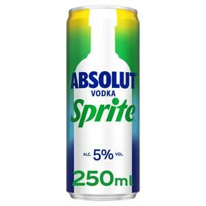 Absolut Vodka & Sprite 250ml