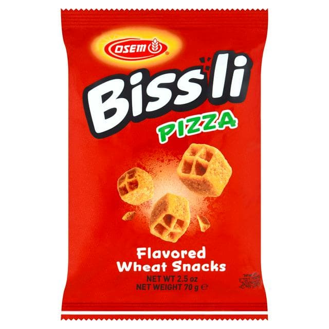 Osem Bissli Pizza Flavoured Wheat Snacks 70g - gallery image 1