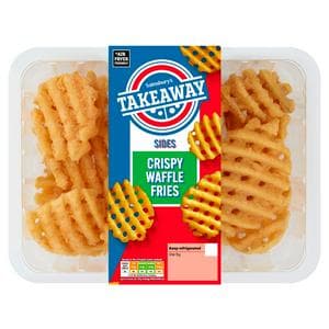 Sainsbury's Takeaway Sides Crispy Waffle Fries 300g