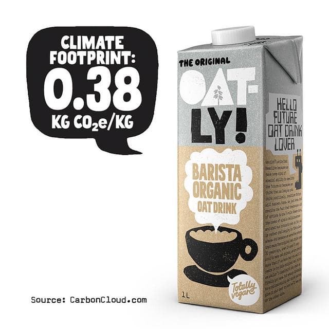 Oatly Oat Drink Barista Organic Long Life 1L - gallery image 4