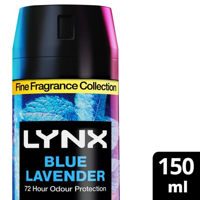 Lynx Blue Lavender 72h Fine Fragrance Deodorant Body Spray for Men 150ml - gallery image 1