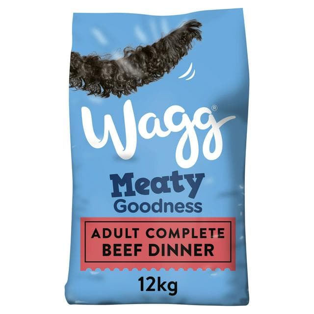 Wagg Meaty Goodness 12kg Complete Beef Dinner Adult Dog Food - gallery image 1