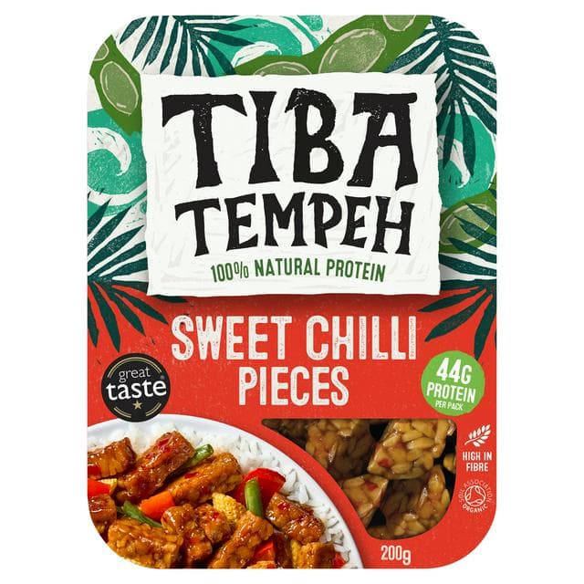 Tiba Tempeh Sweet Chilli Pieces 200g - gallery image 1