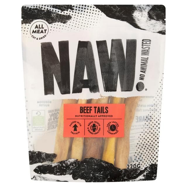 Naw Beef Tails Dog Treat 220g - gallery image 1